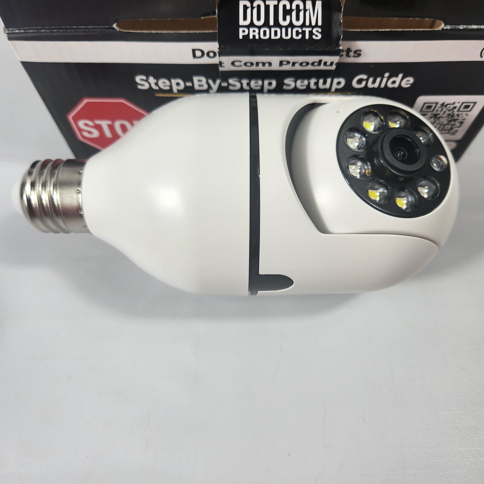 Dot Com Products Light Socket Security Camera New