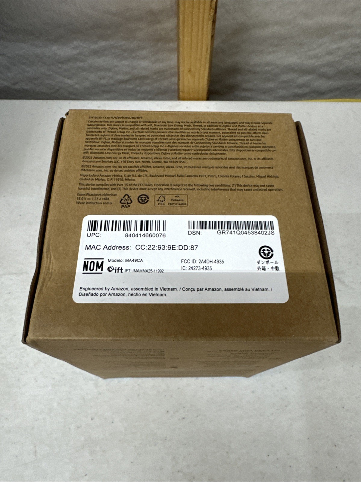 Amazon Echo Dot Max (Newest Model) Smart Speaker for Alexa+ MA49CA New & Sealed
