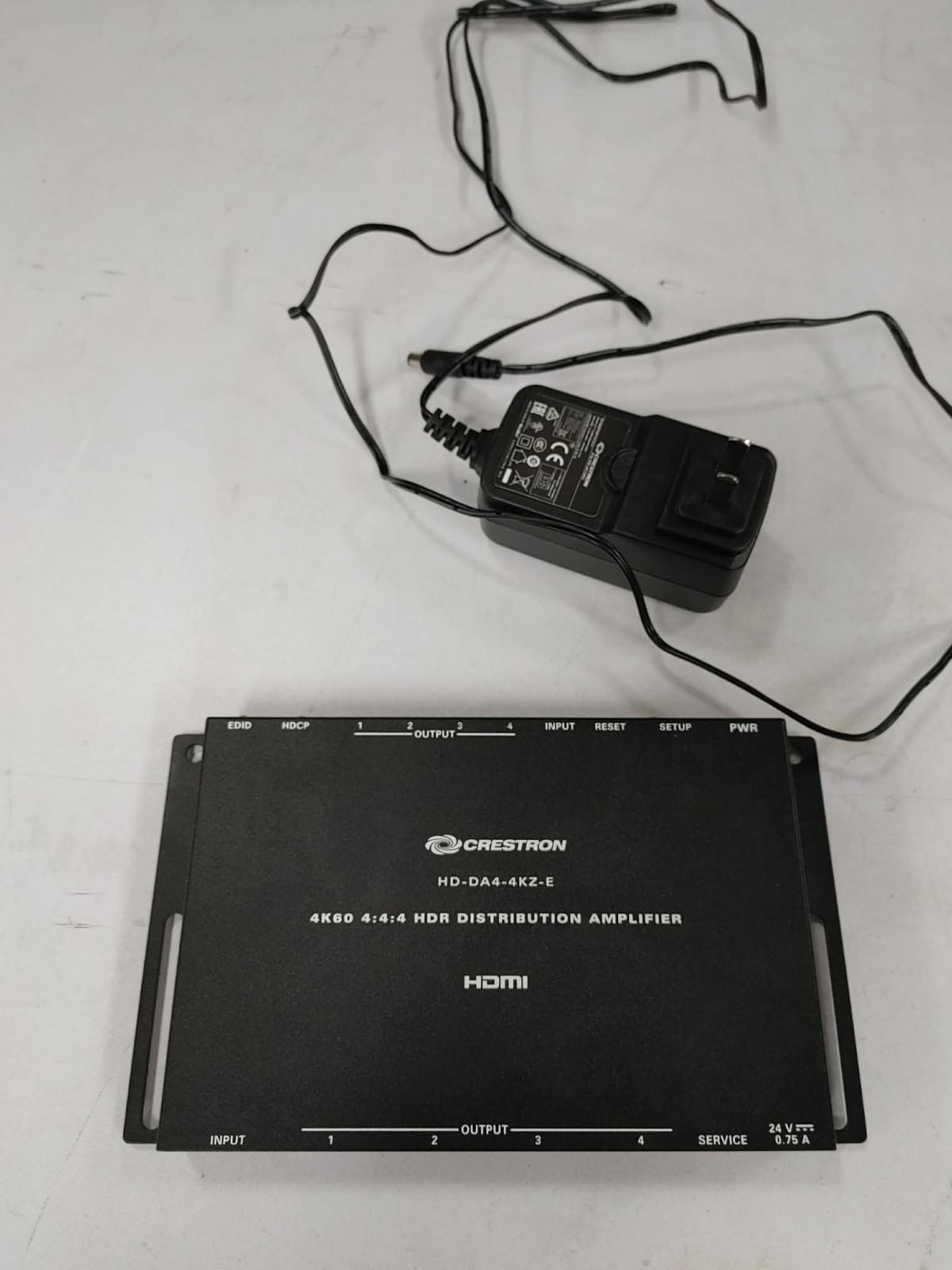 Crestron HD-DA4-4KZ-E 4K60 4:4:4 HDR Distribution Amplifier