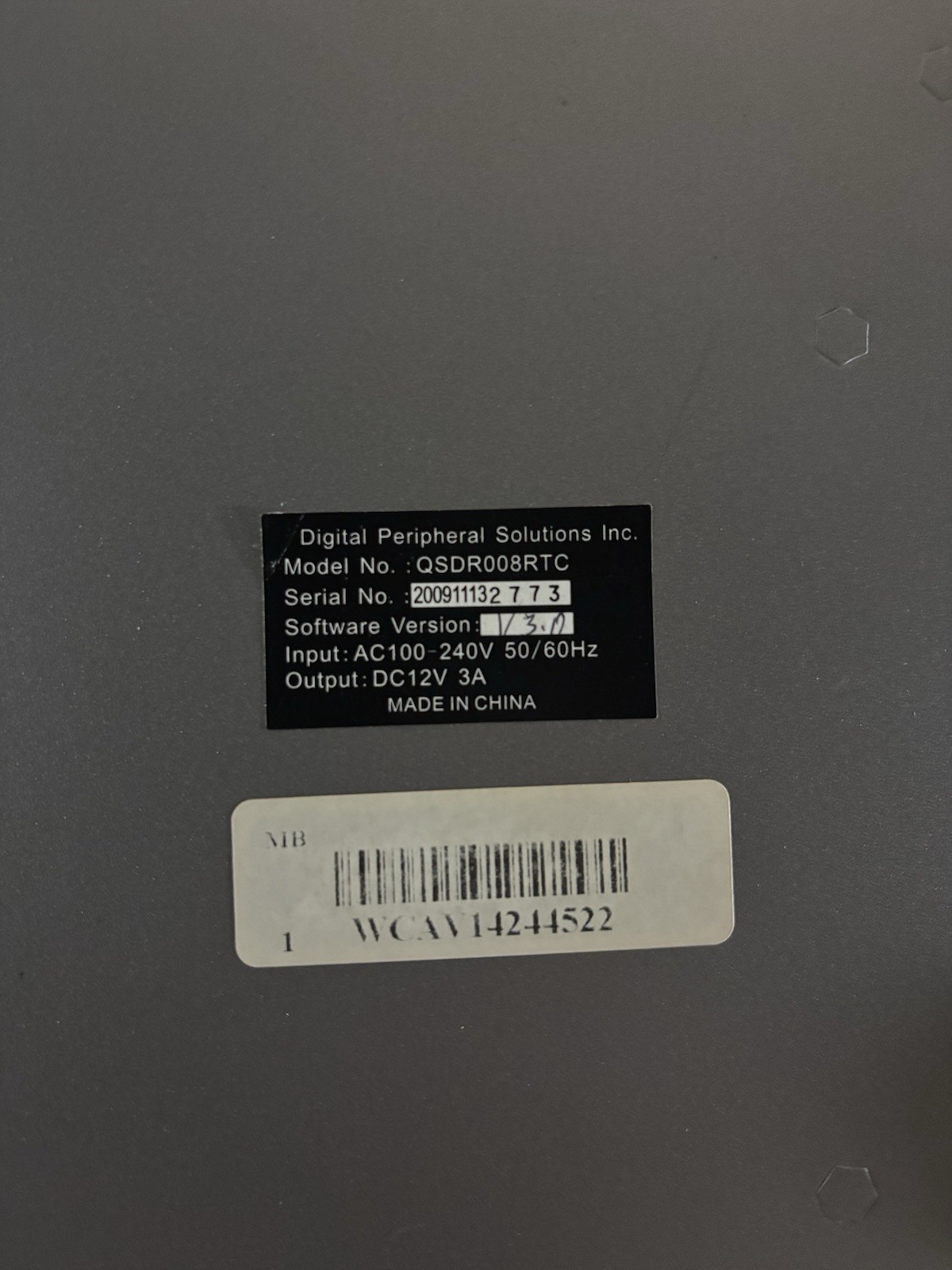 Q-See 4 Channel Network DVR. H.264 Compression Model No. QSDR008RTC
