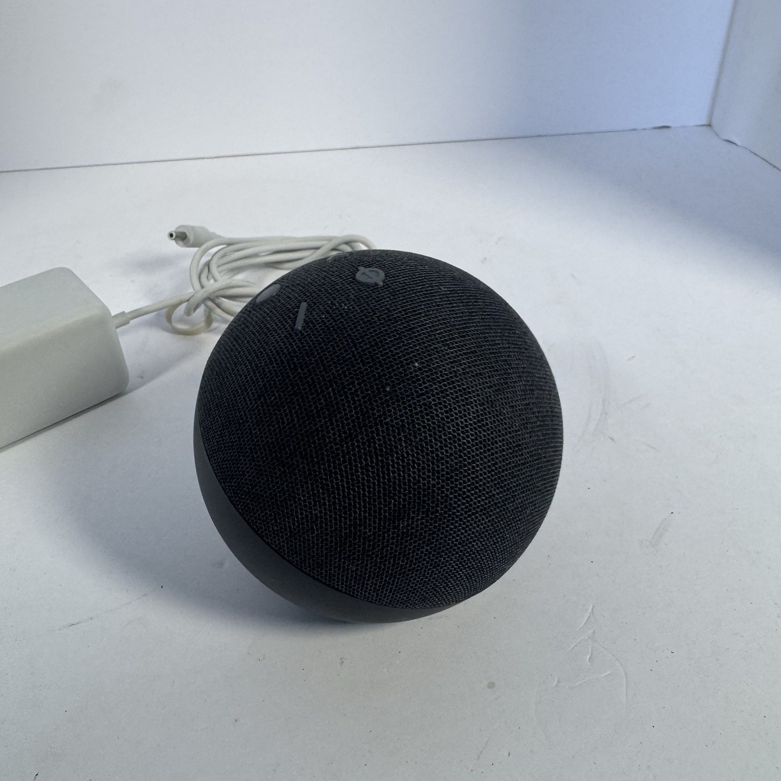 Amazon Alexa Echo Dot (4th Gen.) B7W64E Smart Speaker – Charcoal w/ W Power Cord
