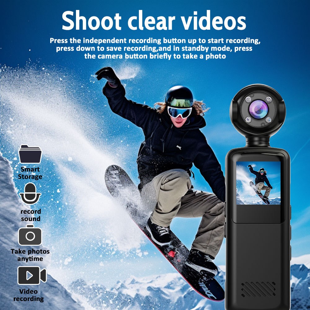 WIFI Body Camera HD 1080P Police Camcorder Night Vision for Outdoor
