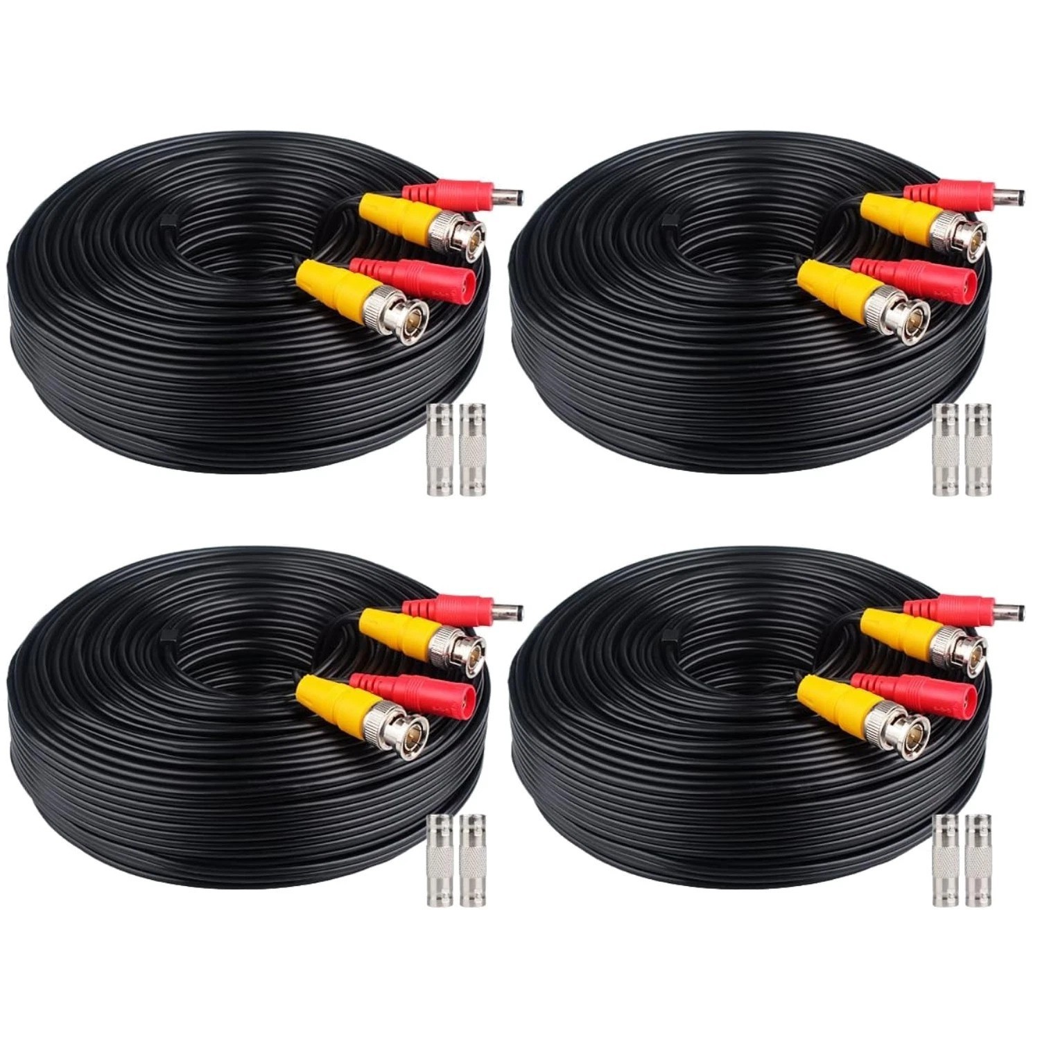 400ft BNC Cable 4-Pack for 5MP CCTV DVR Systems