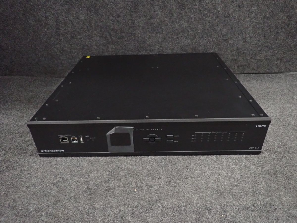 CRESTRON DMF-CI-8 DigitalMedia Card Chassis for DM-NVX-C & DMCF, 8 Slots