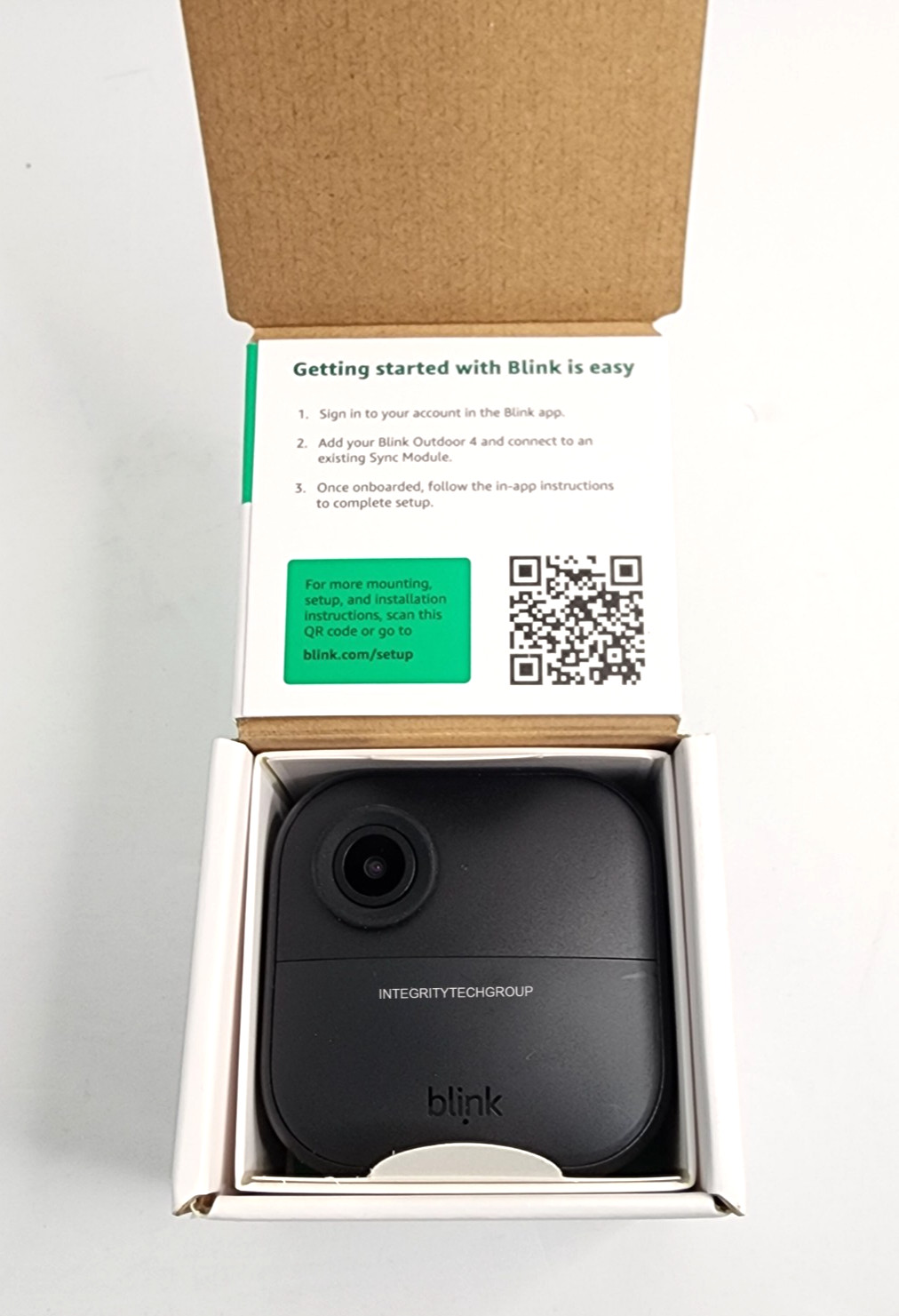 Blink Outdoor 4 Wireless Camera, Two-Way Talk, Add-On Camera Black, NEW