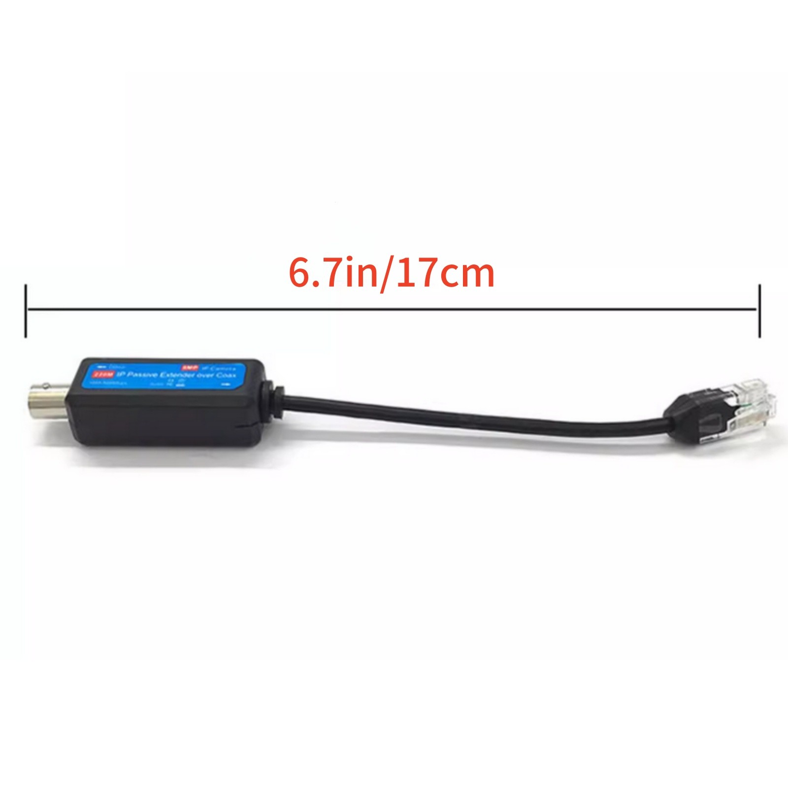 1Pair Passive Coaxial lP Extender 10/100mbps lEEE802.3 10Base-T PAL/NTSC/SECAM