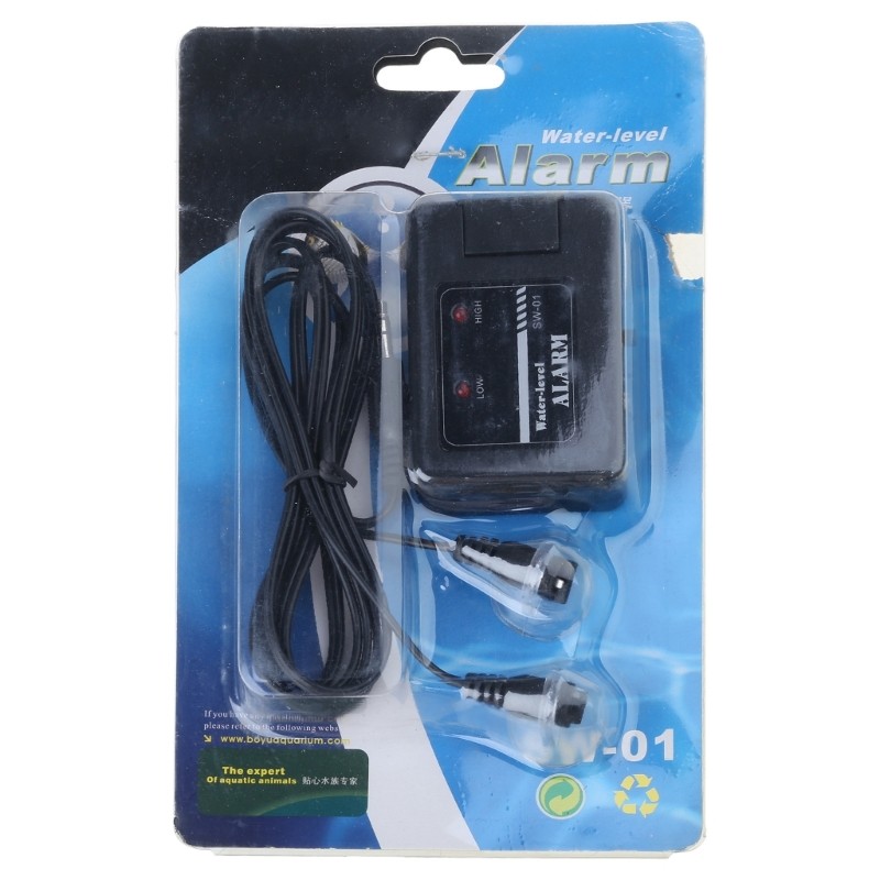 Easy to Install Water Level Alarm for Fish Tanks Aquariums Hydroponics Supply