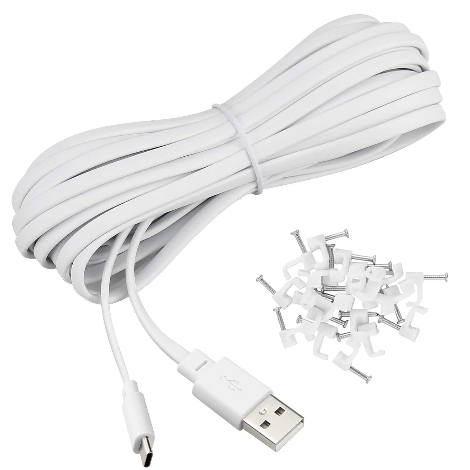 Smays 30 Ft Power Cord for Blink Mini 2 Security Camera, Blink Outdoor 4, Long U