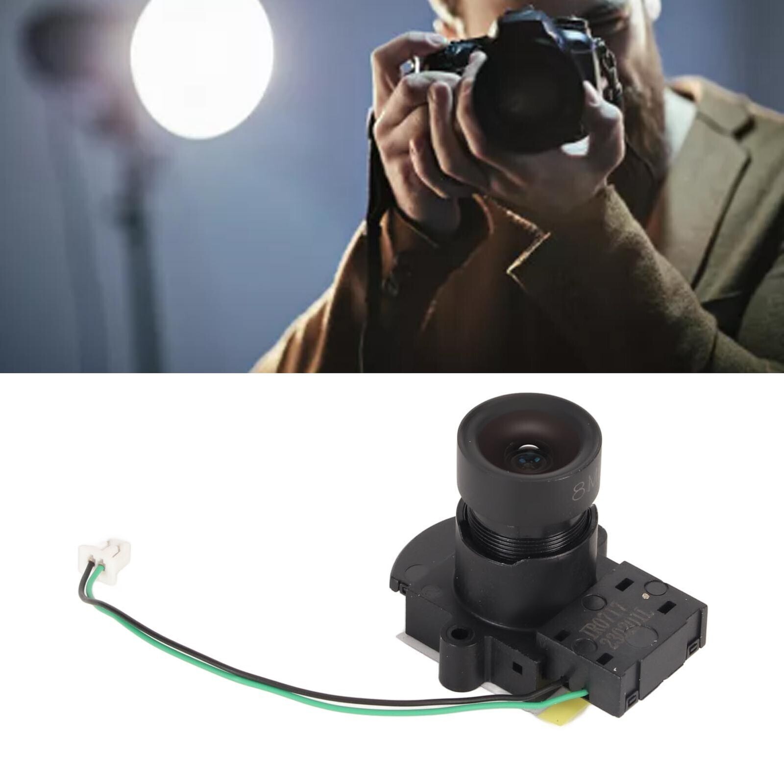 8MP HD Camera Lens 4mm F1.0 Color Restoration Universal Fixed Focus Lens