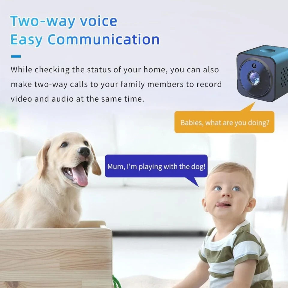 Camera 1080P HD Wifi Wireless Mini Camera Small Cam with Night