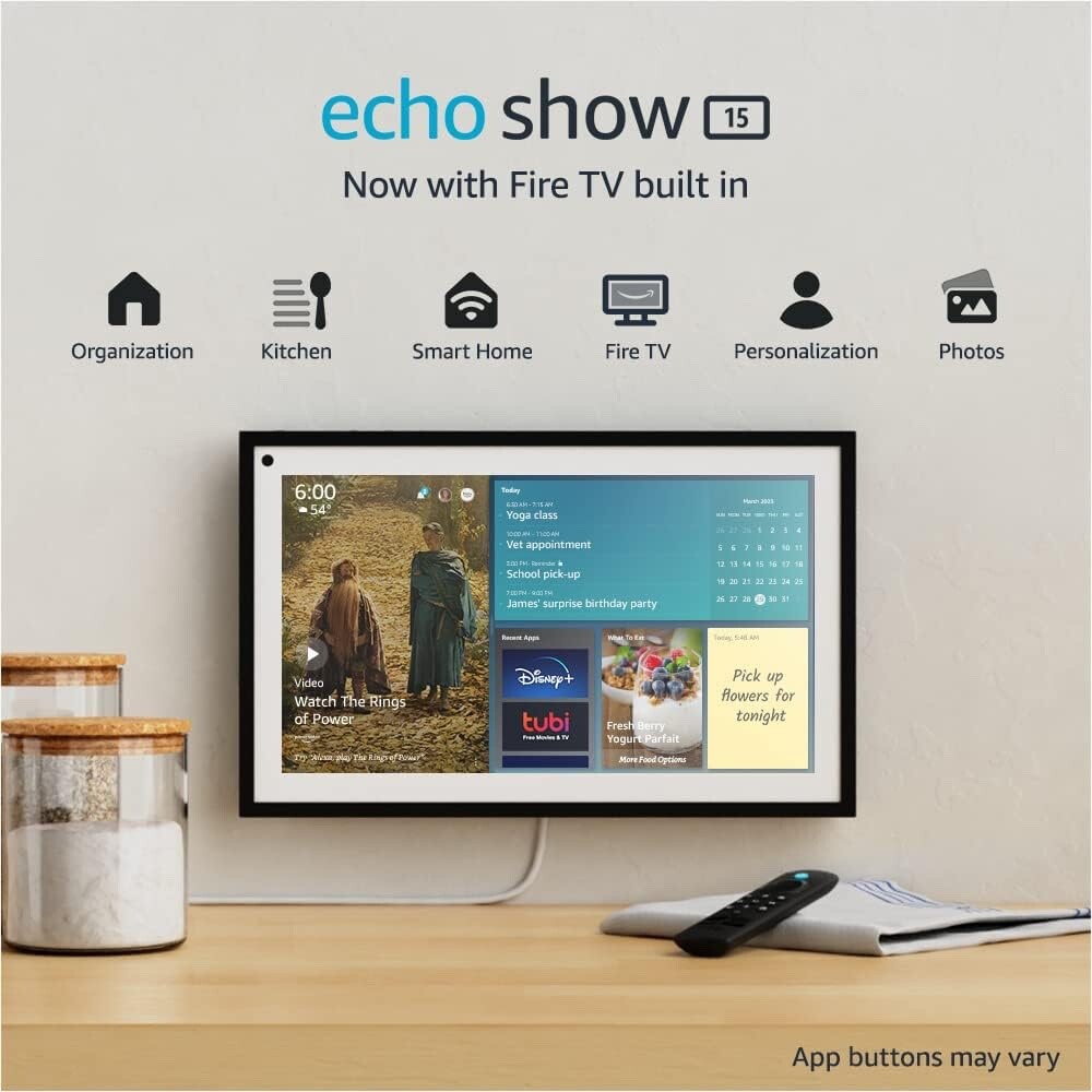 NEW SEALED Echo Show 15 – 15.6″ smart display w/ Alexa and Fire TV – LATEST