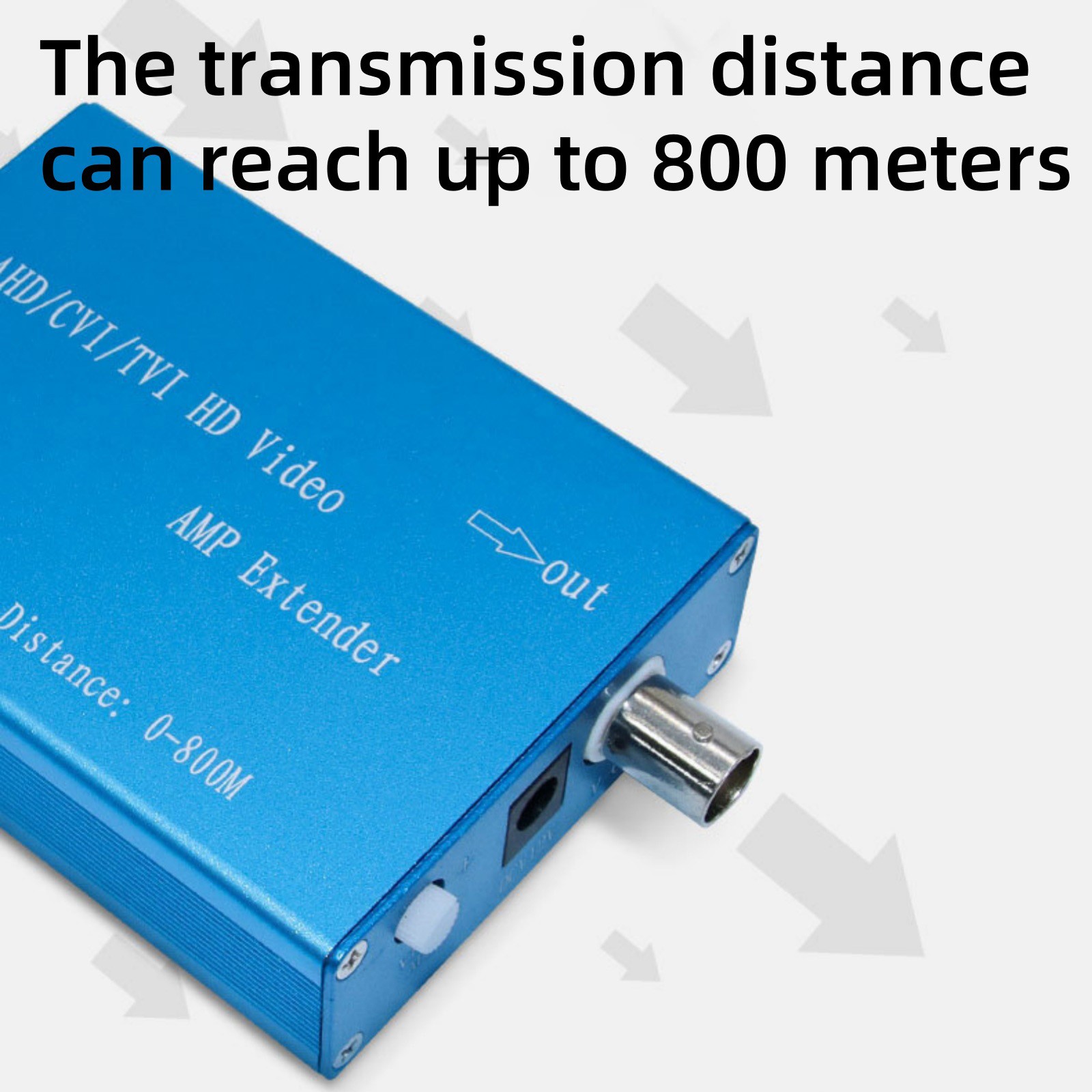 Coaxial Cable AHD/TVI/CVI/CVBS 1080P Video Amplifier 0-800 Meters Transmission