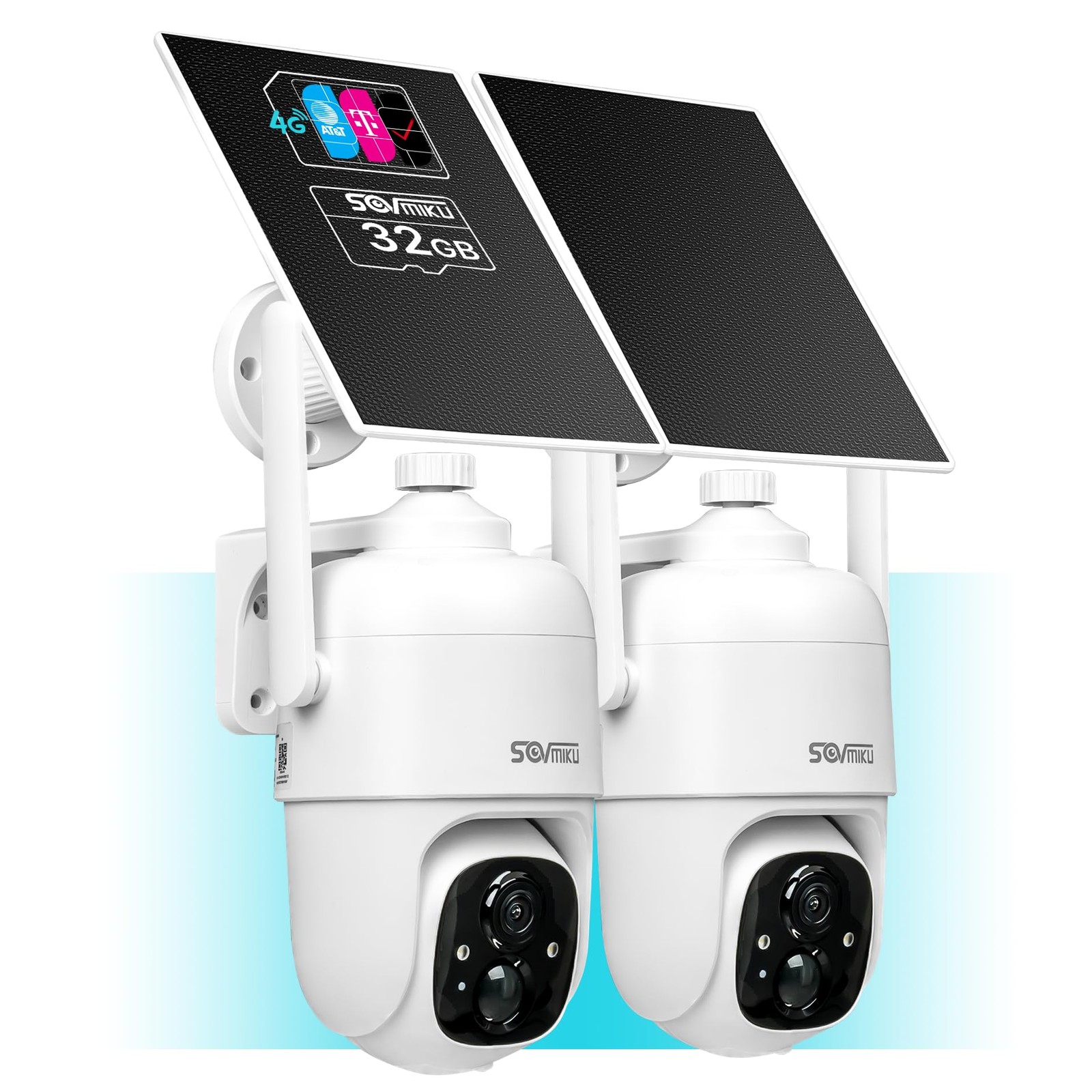 Vicohome 4G LTE Cellular Wireless Outdoor, $14.9/Month for Unlimited Data, Ea…