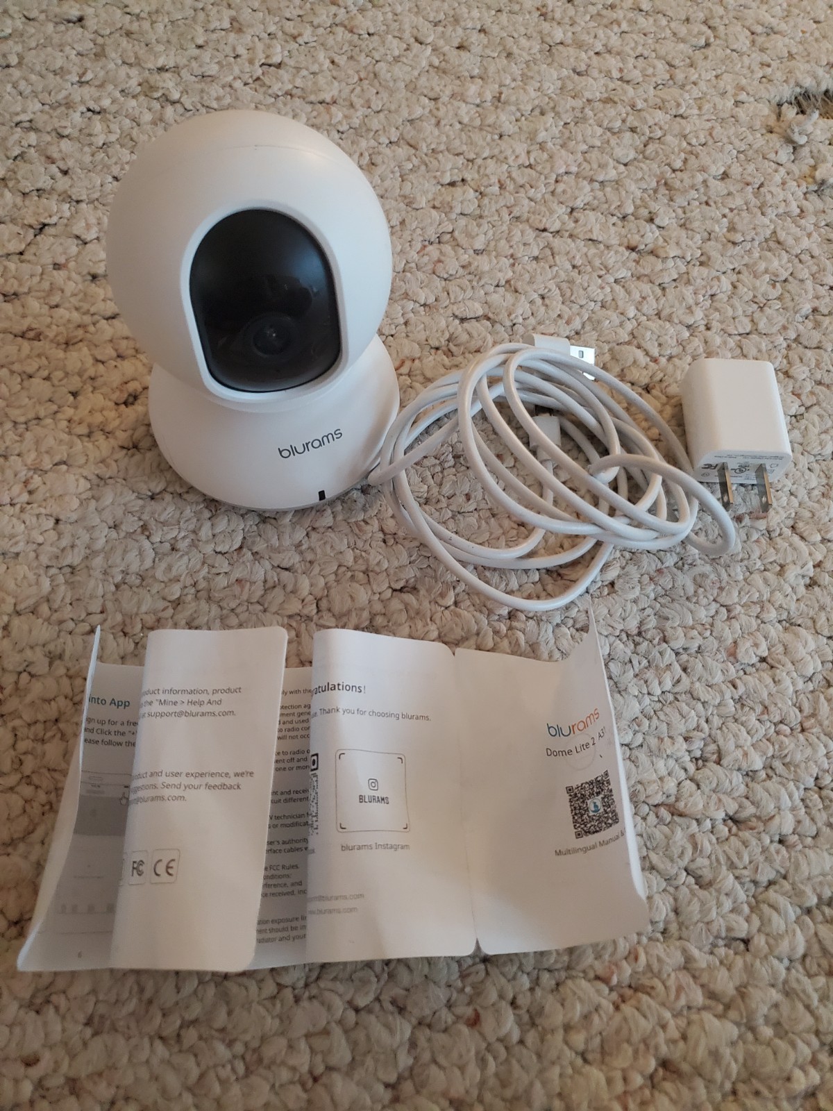 Blurams Security Camera, 2K Indoor Pet/Baby Camera for HomeSecurity