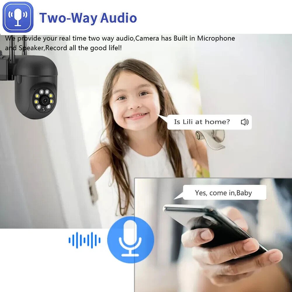 3MP HD Smart 5G Wifi Camera IP66, White