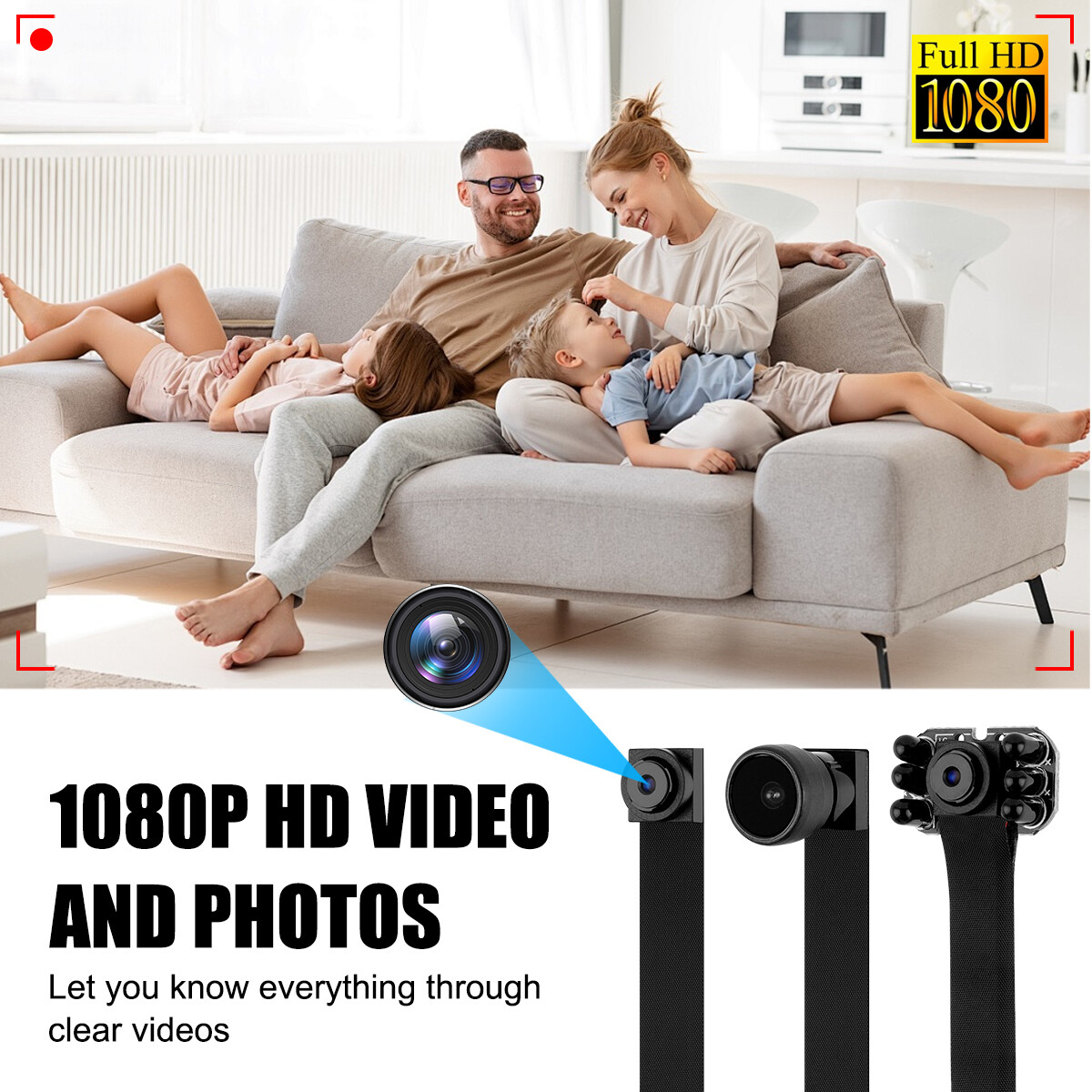 WIFI Mini Camera Module Motion 1080P HD Night Vision Home Security Pinhole Cam