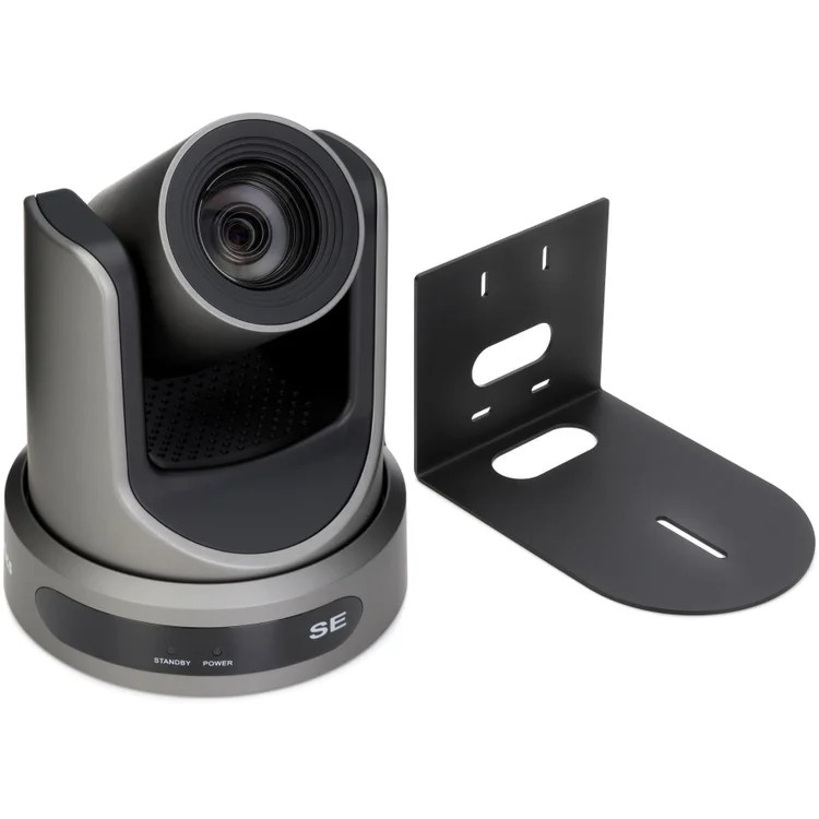 PTZOptics Move SE 30X Optical Zoom PTZ Camera with Wall Mount – Grey