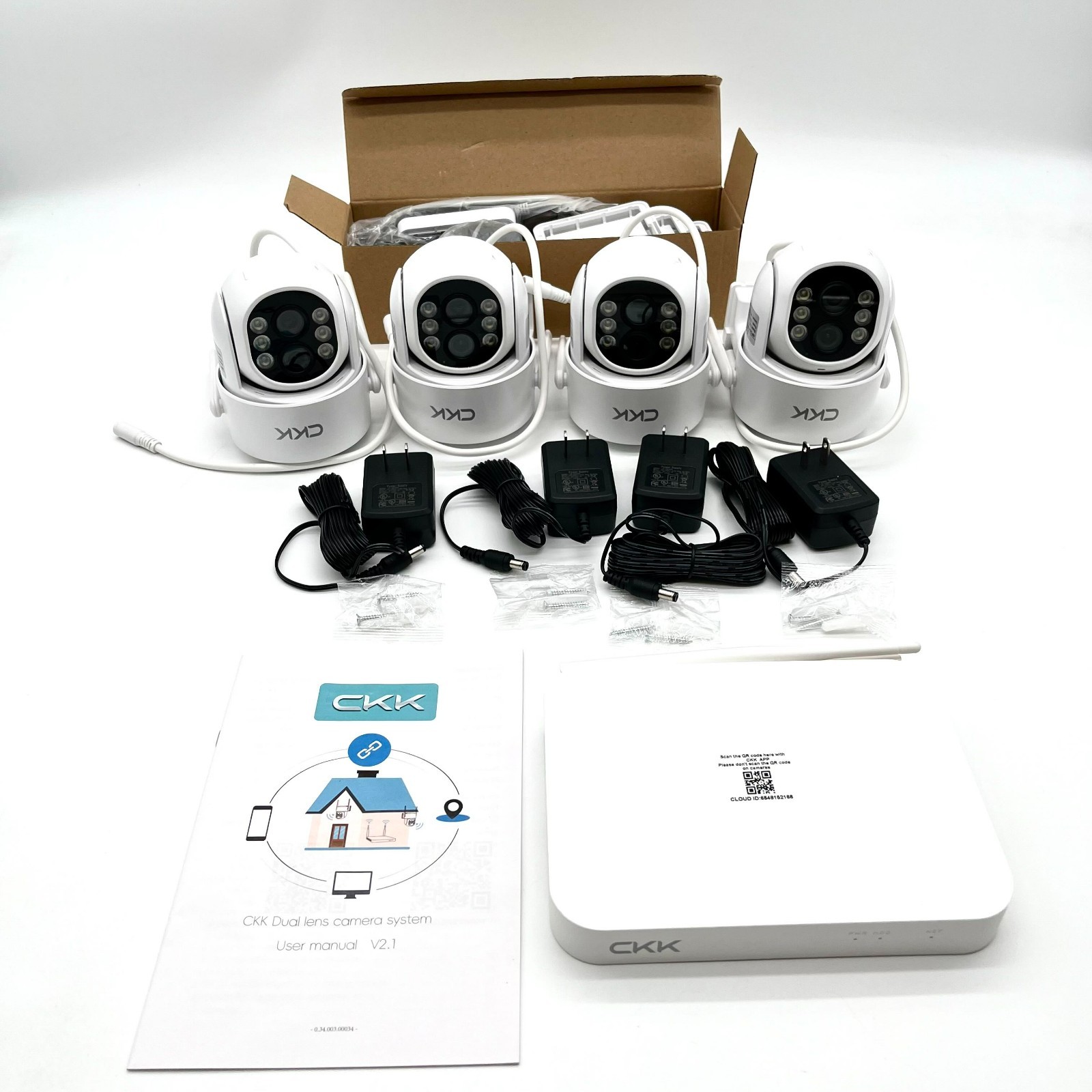 CKK High Definition Smart PT Security Home Surveillance Camera System Model C202