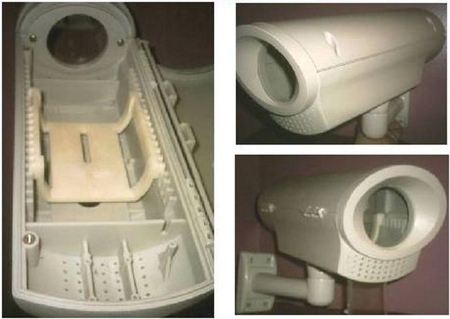 4 PK PROFESSIONAL SECURITY CAMERA HOUSING’S POLYCARBONATE HIDDEN CABLE GUARD