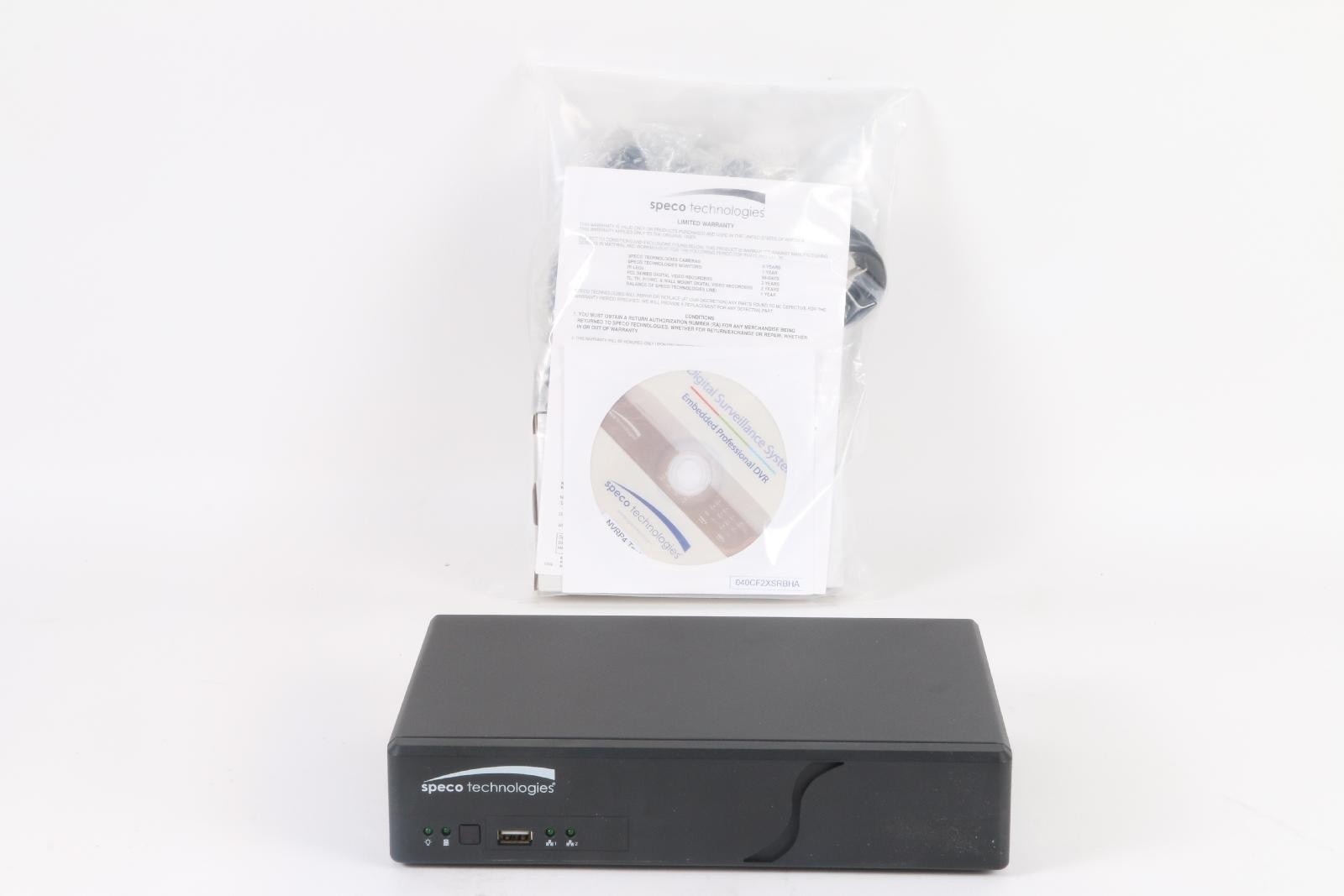 Speco Technologies NVRP41TB 4-Chan IP Camera NVR Server 1TB HDD -Good Condition
