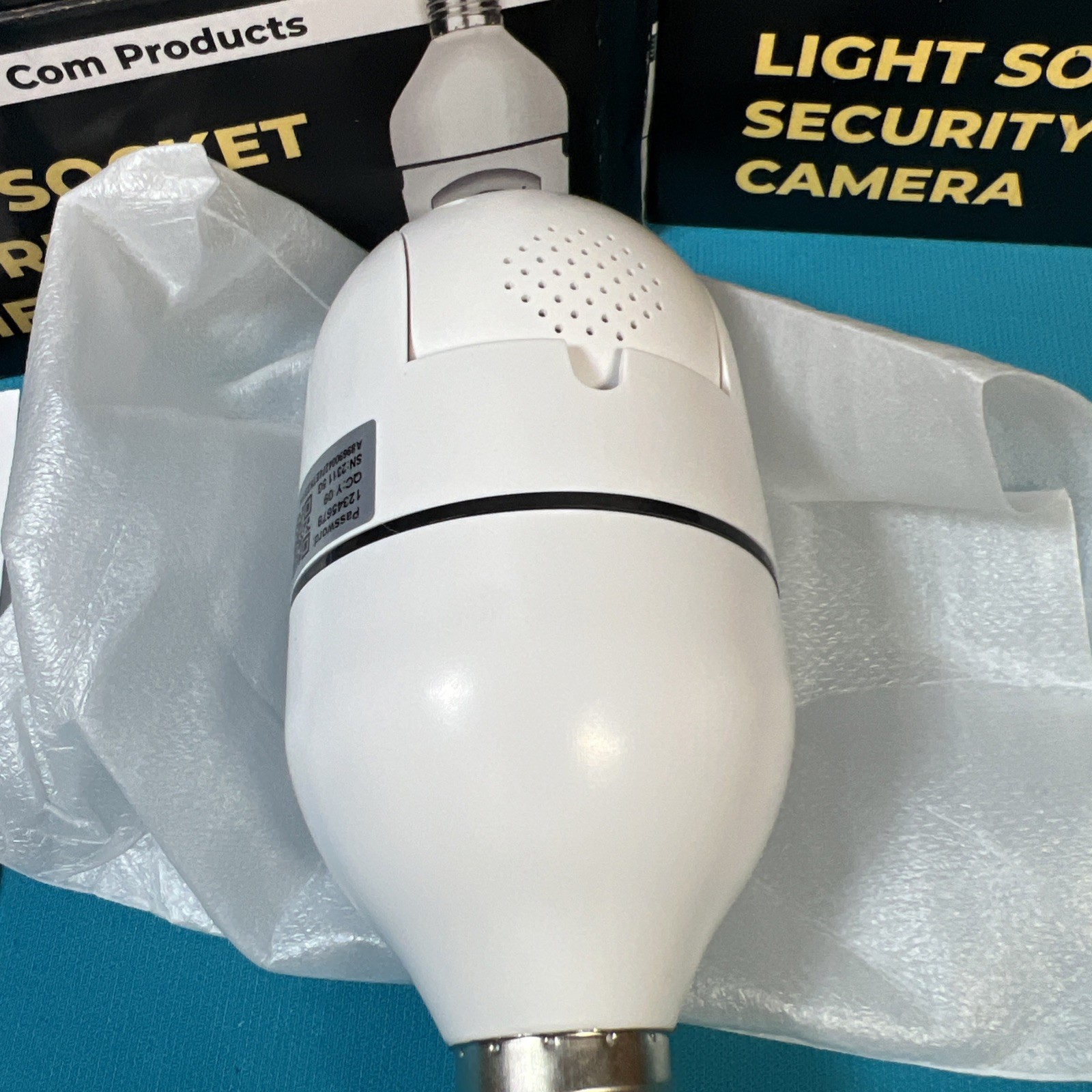 Lot of 3 Dot Com Light Socket 5G Security Camera Memory Cards Not Included New