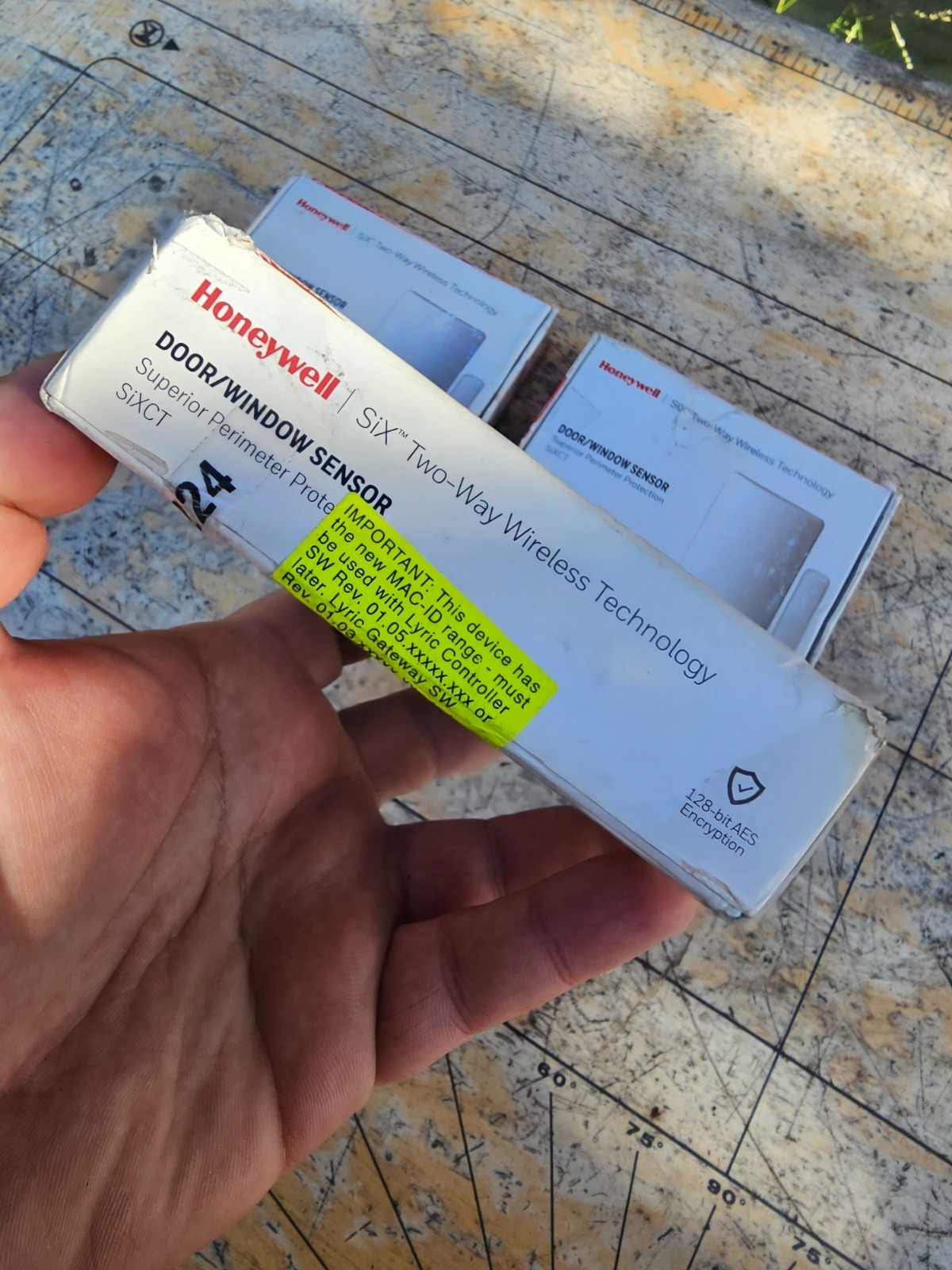 3 Pieces Genuine Honeywell SIXCT Two-Way Wireless Door Window Sensor – New