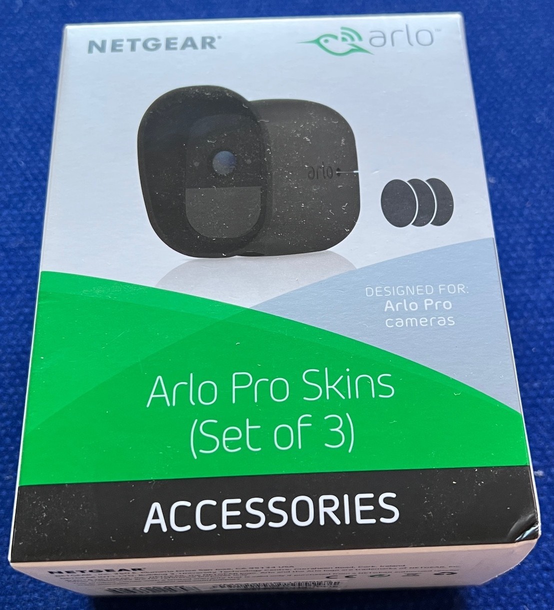 NEW Sealed Netgear Arlo PRO camera Black Silicone Skins Set 3 read description