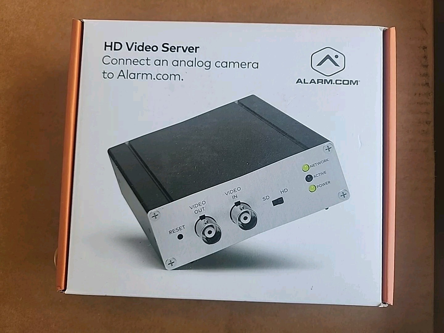 Alarm.com NV432-V2 HD Video Server Connect Analog Camera To Alarm