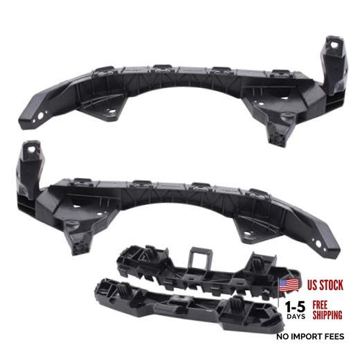 4Pcs Front Left Right Side Headlight Bumper Bracket Mount Support Retainer