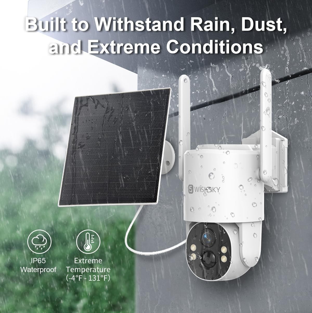 4G LTE Cellular Security Camera Wireless Outdoor Solar Charging *SHIPS TODAY*