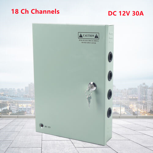 18Ch Channel Power Supply Distribution Box 10V DC 30Amp for CCTV Security Camera