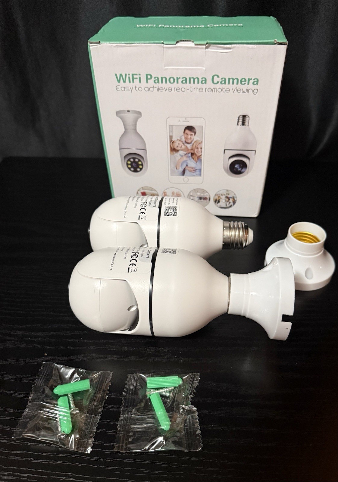 2- 3MP Huntvision AI Intelligent Wifi Cameras W/Instant Alert, Real Time Monitor