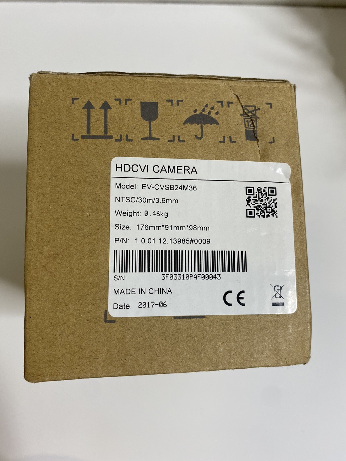 Everest Security 4 Megapixel HD-CVI Mini Bullet Camera 3.6mm Lens