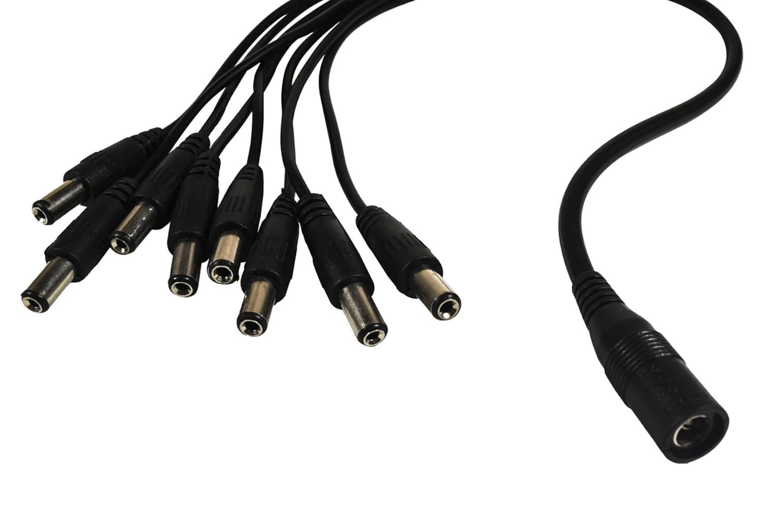 HQRP 8 Port AC Adapter Power Supply for CCTV Cameras 12V 5A + Pigtail
