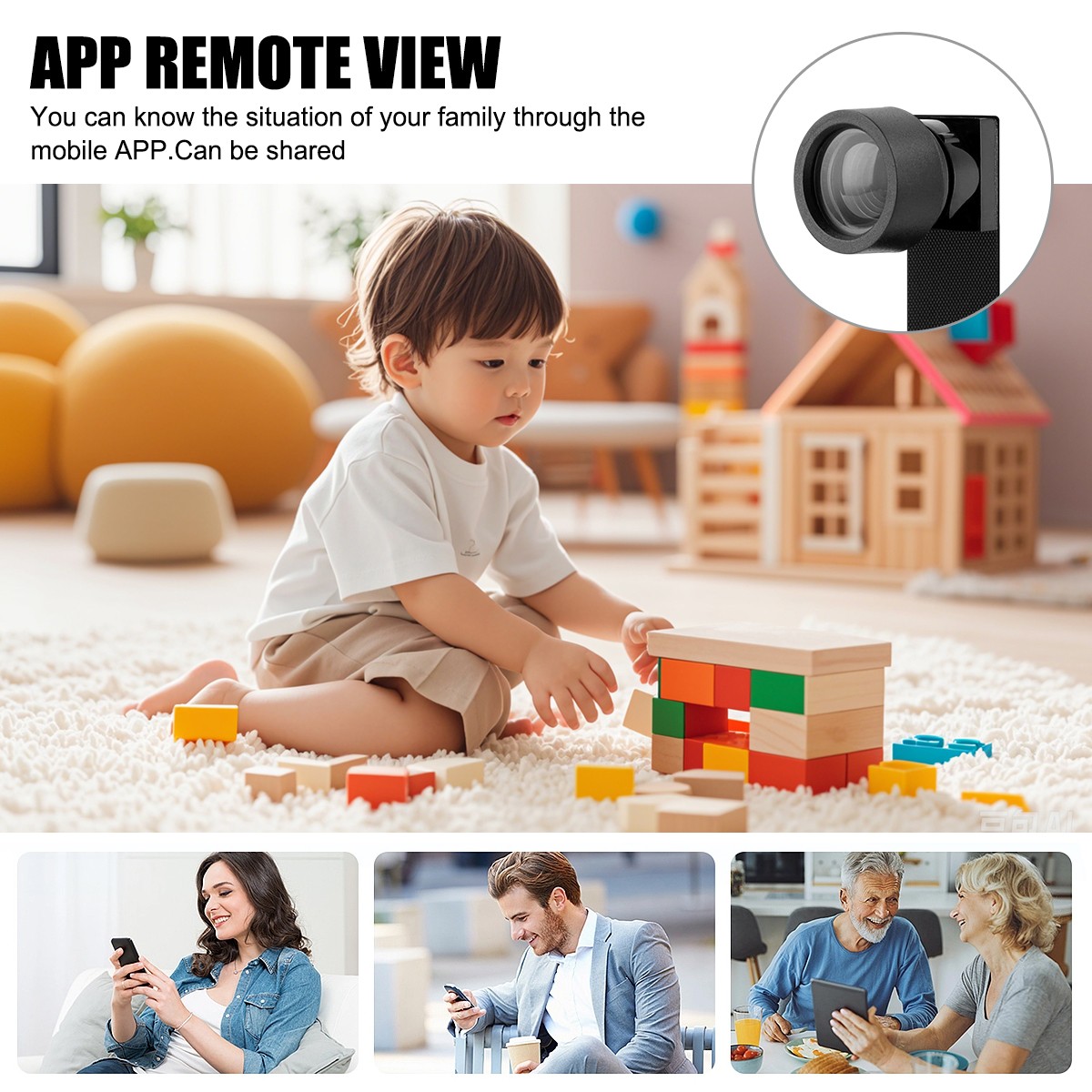 1080P Cam Ultra HD Wireless WiFi Security Mini Micro Pinhole Screw DIY Cam DVR