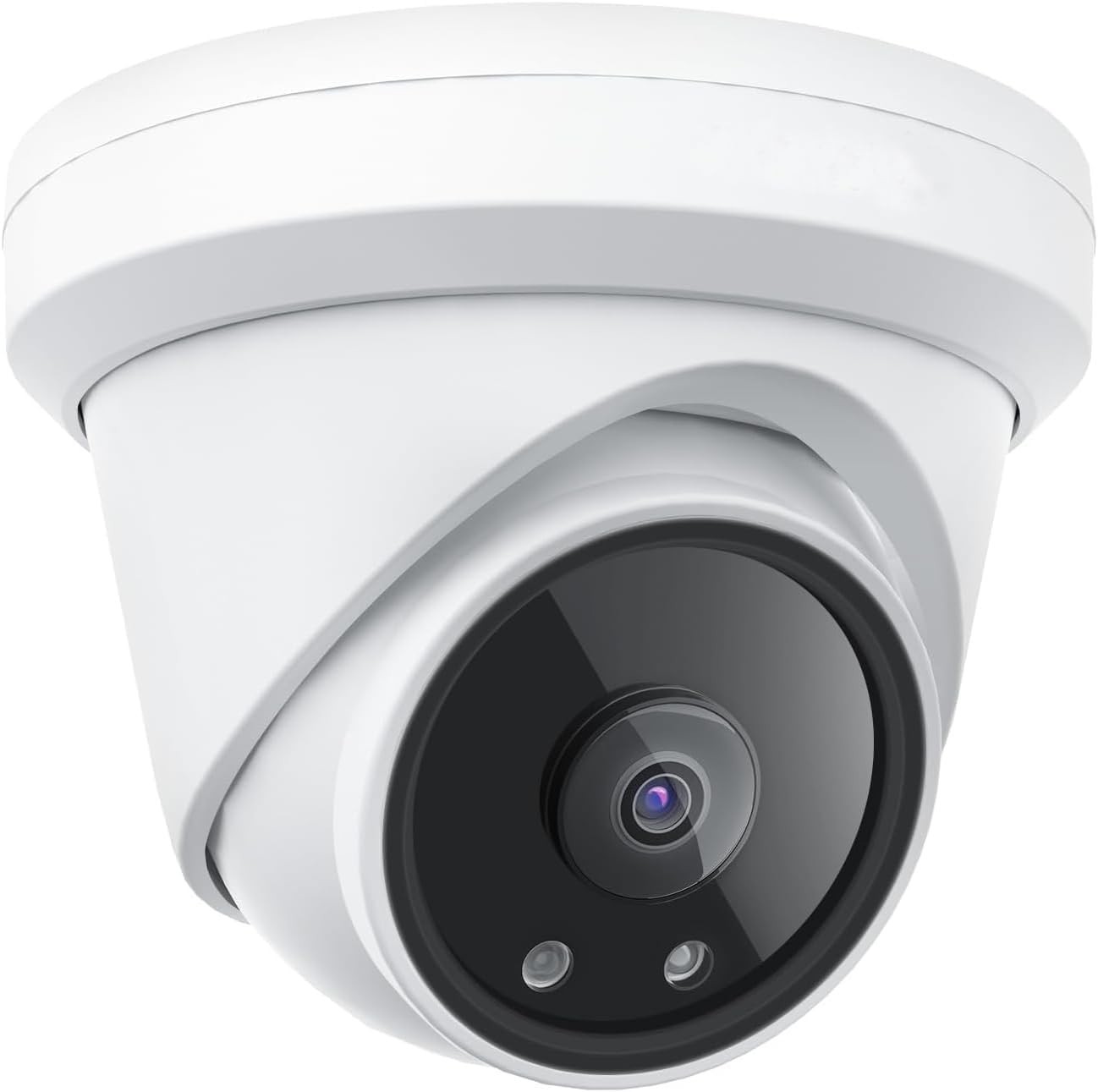6MP PoE IP 155° Wide Angle IR Night Vision Turret Camera Metal Housing 2.1mm