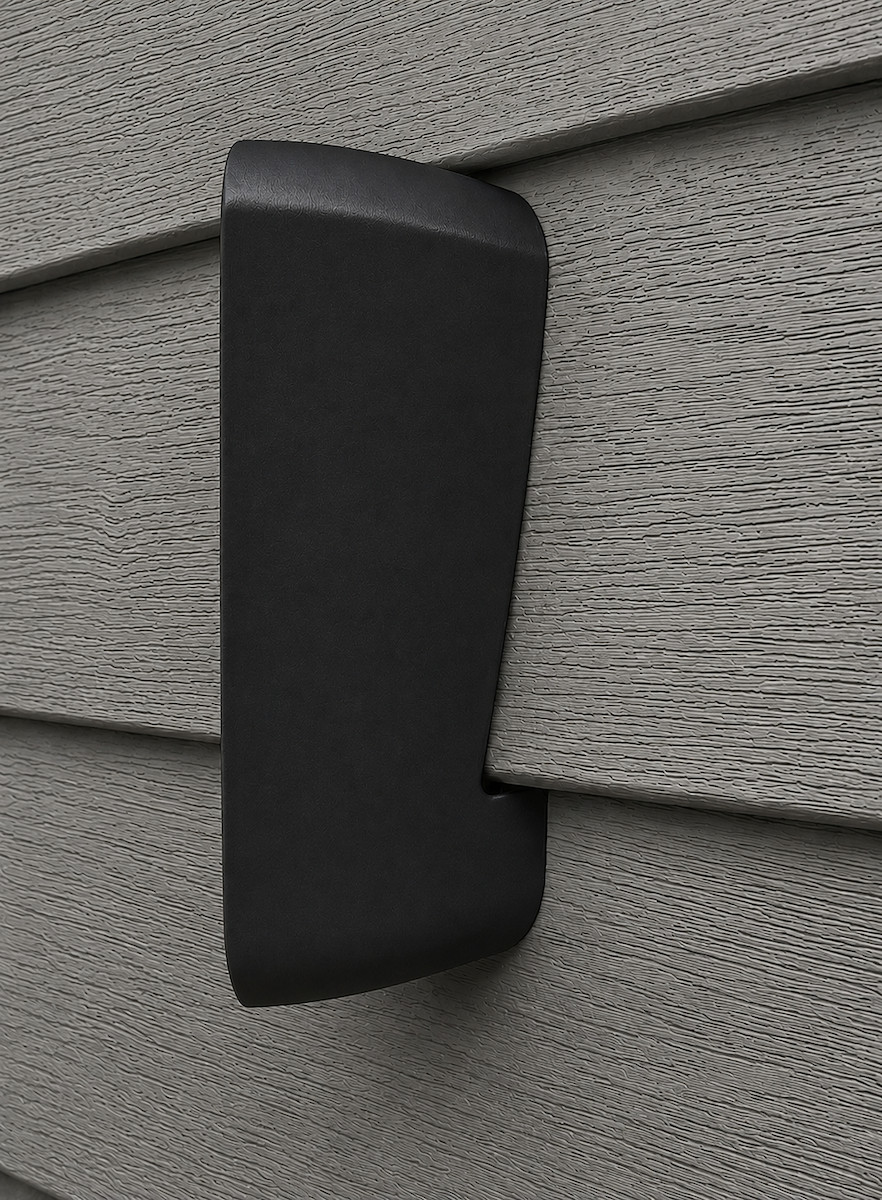 Ecobee Smart Doorbell Mount for 4″ – 5″ Hardie Board Clapboard (0º to 90º)