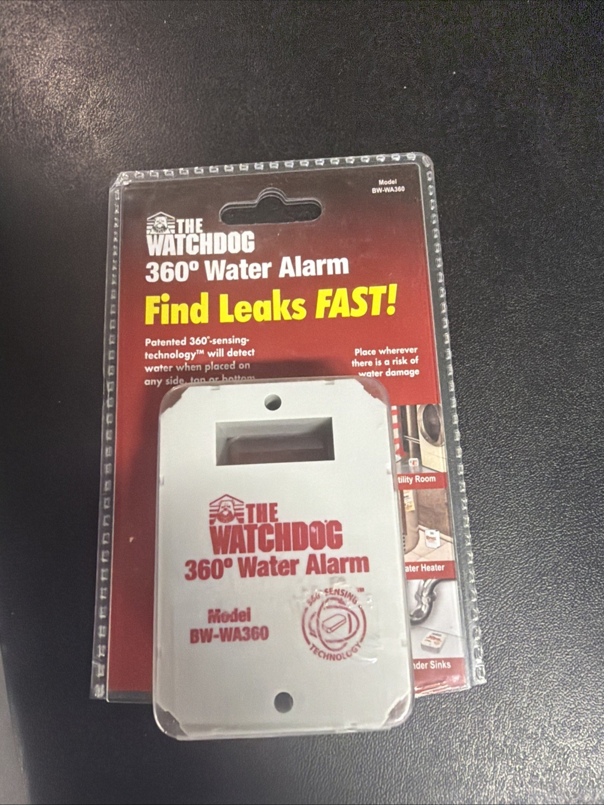 The Basement Watchdog Compact 110 dB 360° Water Alarm Model # BW-WA360 NEW