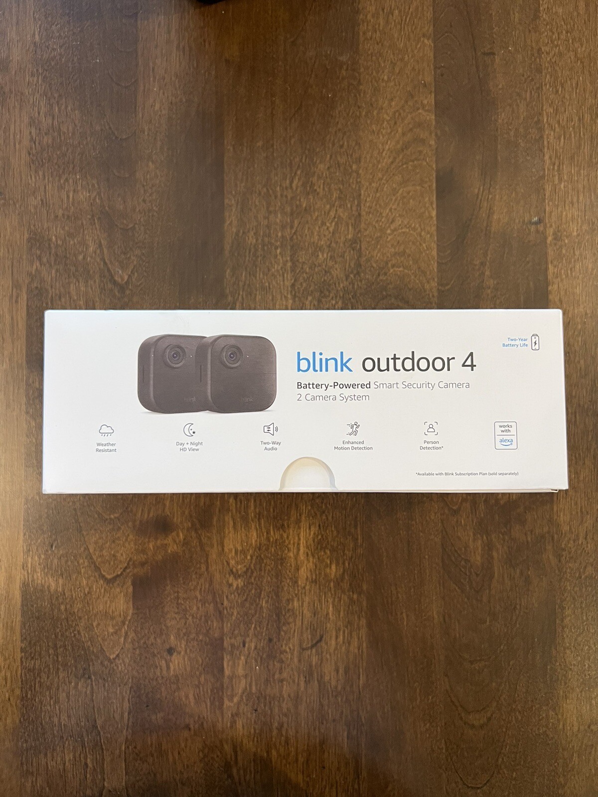 2023 Blink Outdoor 4 (4th Gen) 2 Camera – Black (B0B1N6B8QT)