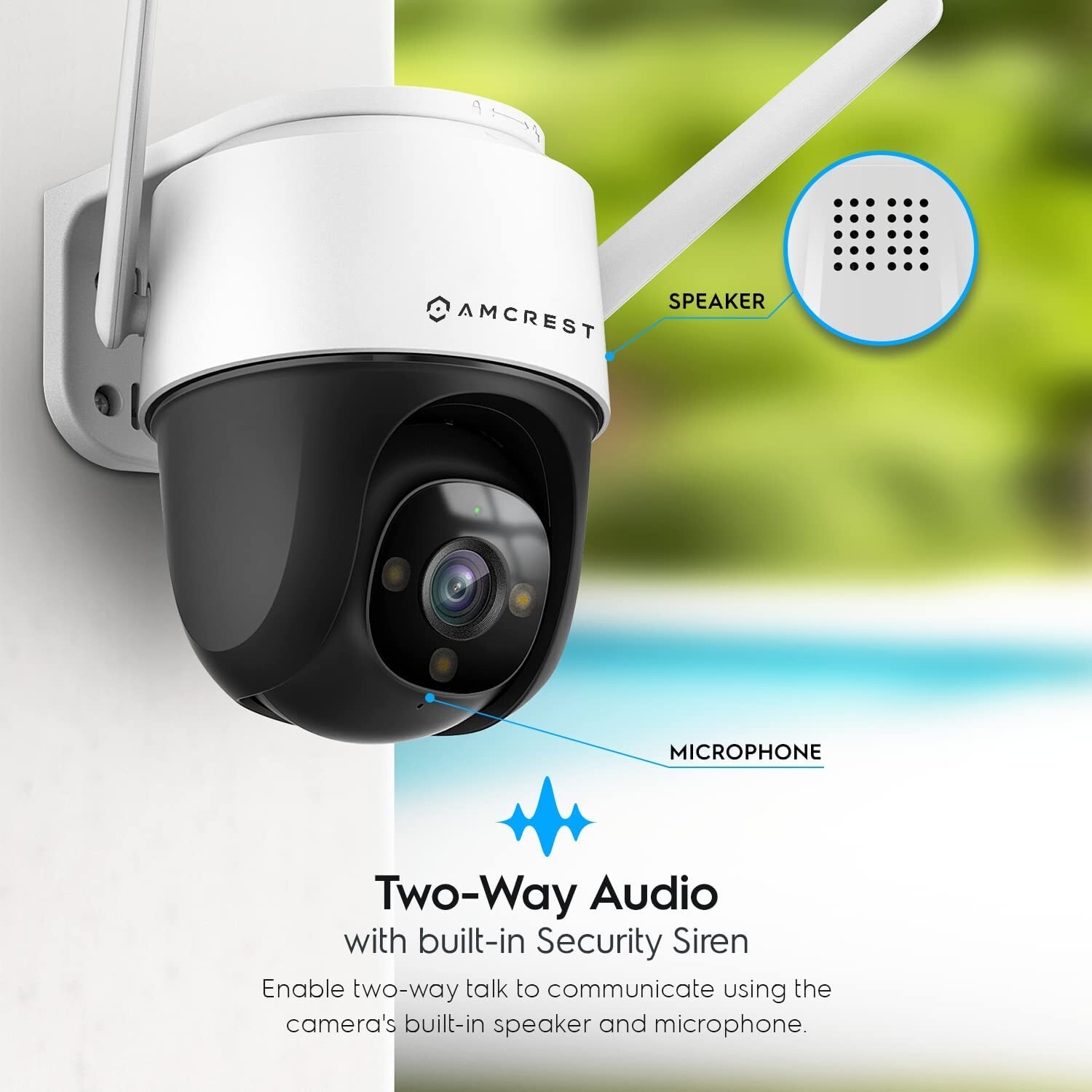 4MP Outdoor PT WiFi IP Camera Pan Tilt Zoom 16x SmartHome WiFi Camera Security