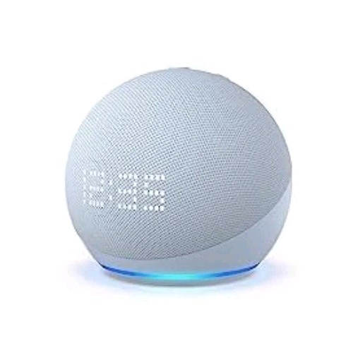 Amazon Echo Dot (5th Gen 2022) – Smart Speaker with Clock and Alexa CLOUD BLUE