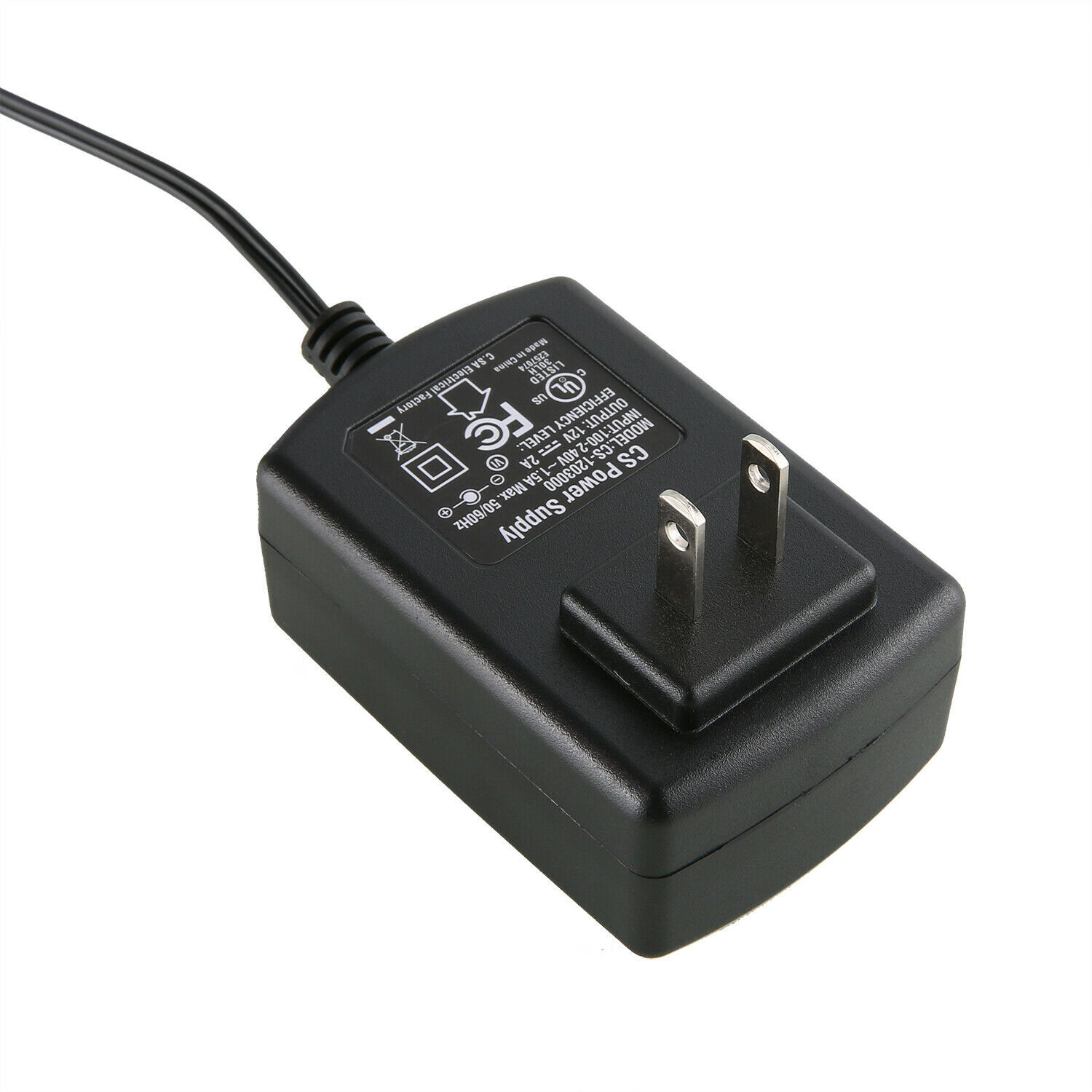 ANNKE US 12V 2A Power Supply AC DC Adapter Charger for Home CCTV Security System