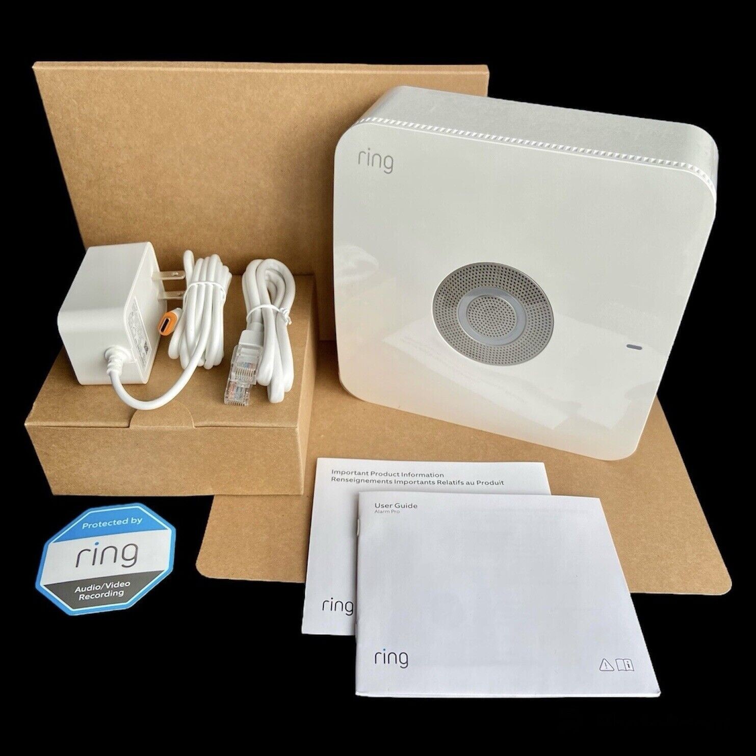 Ring Alarm Pro 13 Piece Kit with Built-in eero WiFi 6 Router and Doorbell Pro 2