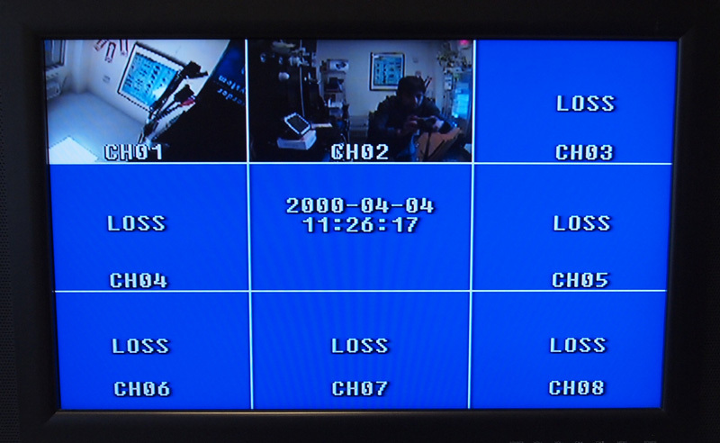 8 Channel CCTV Analog Security Camera Quad Processor Video Screen Splitter
