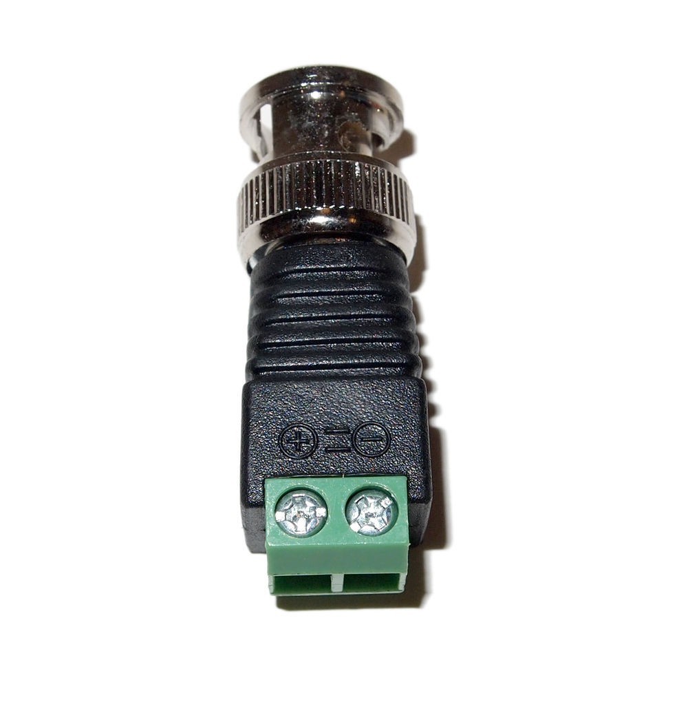 40 pcs Coax Cat5/Cat6 To Camera CCTV BNC Video Balun Coaxial Connector Screw SD
