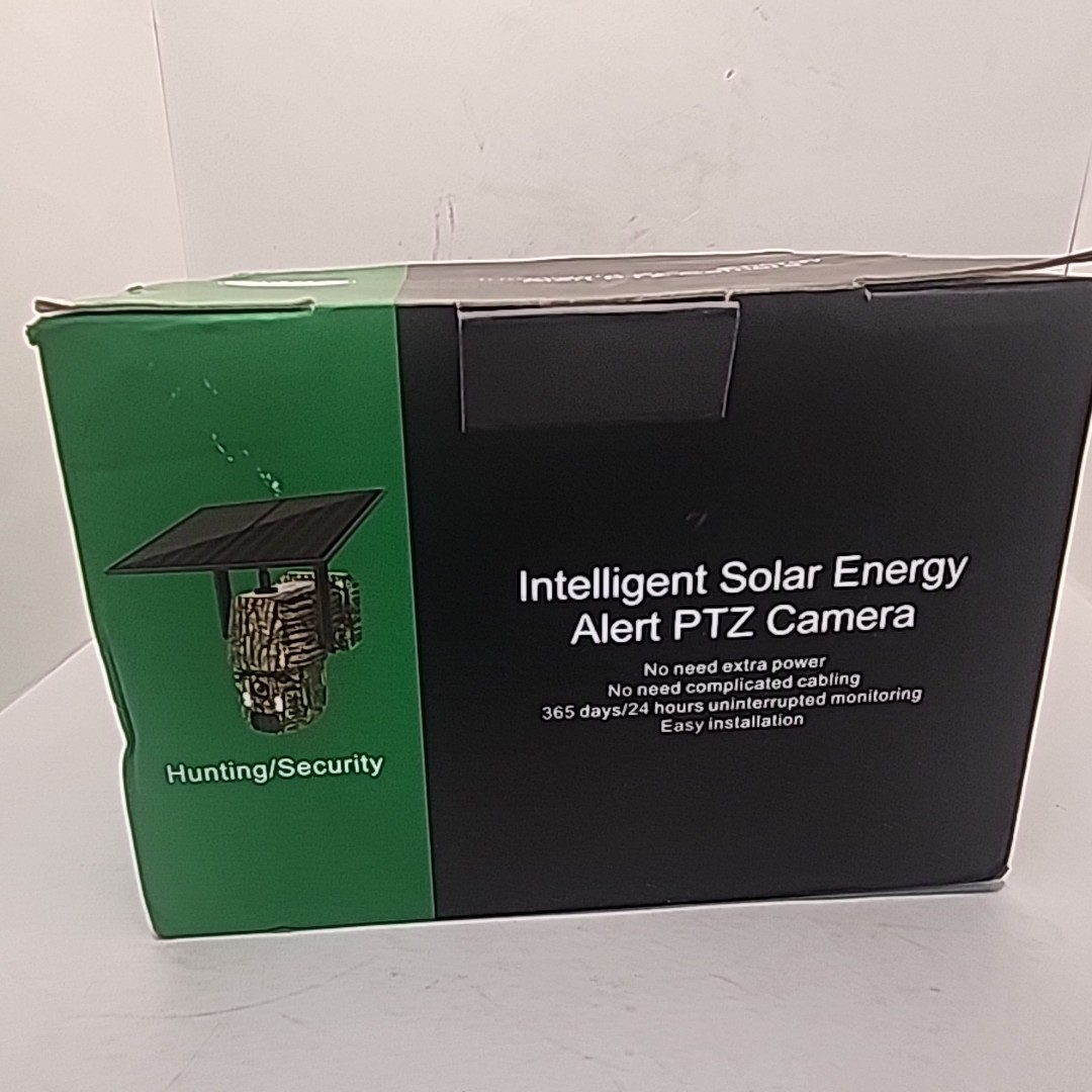 NEW 4G LTE Intelligent Solar Energy Alert PTZ Camera Hunting/Security Camo