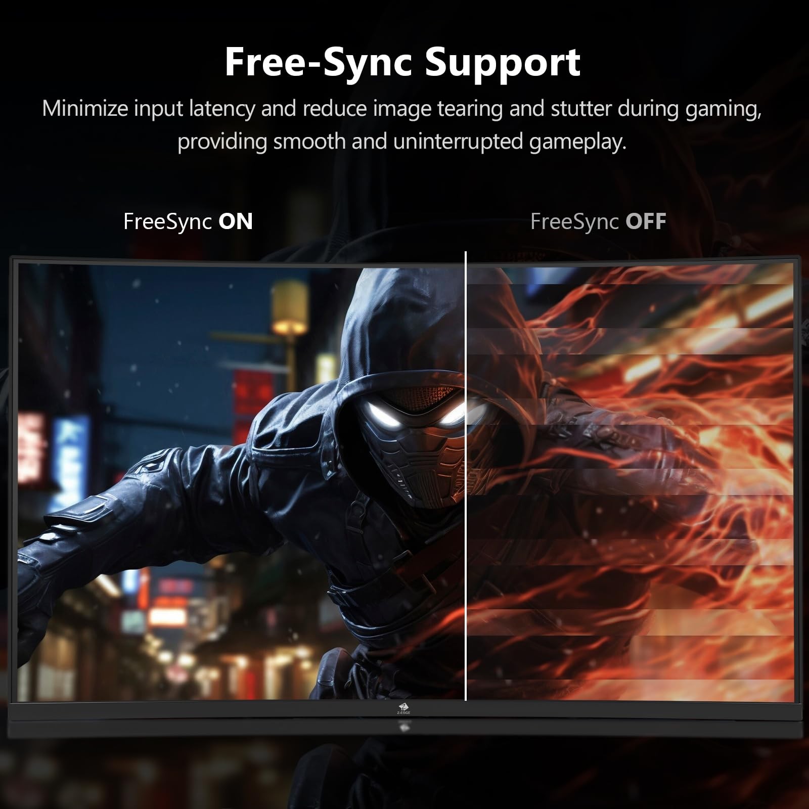 Z-Edge 32″ Curved Gaming Monitor FHD 1080P 240Hz 1ms 1500R DP HDMI