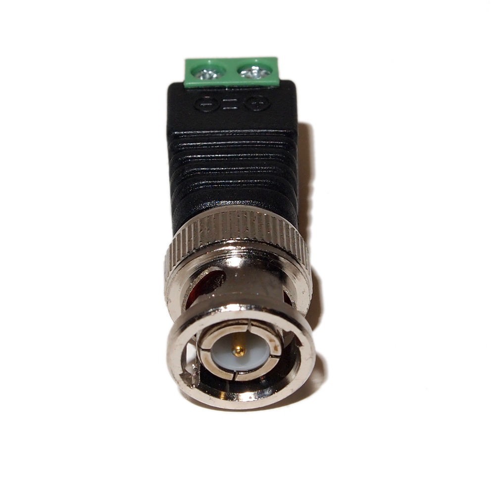 40 pcs Coax Cat5/Cat6 To Camera CCTV BNC Video Balun Coaxial Connector Screw SD