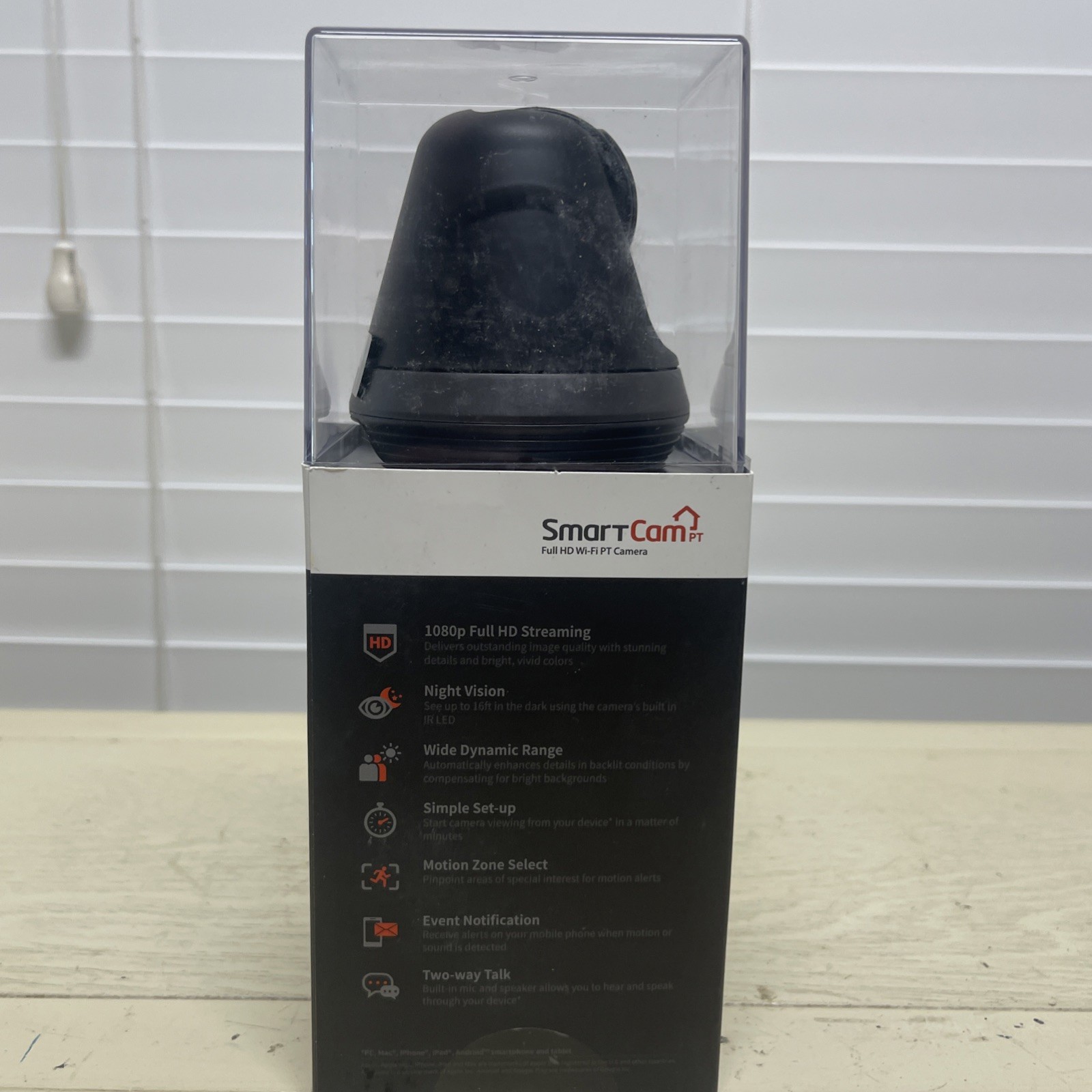 Samsung Wisenet SmartCam SNH-V6410PN 1080p HD Wi-Fi Pan/Tilt Camera NEW SEALED