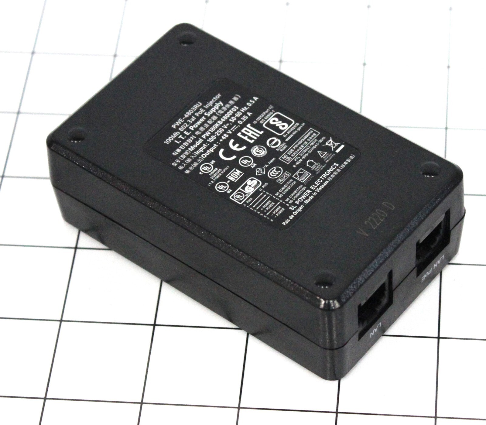 Crestron PWE-4803RU PoE Injector Power Over Ethernet